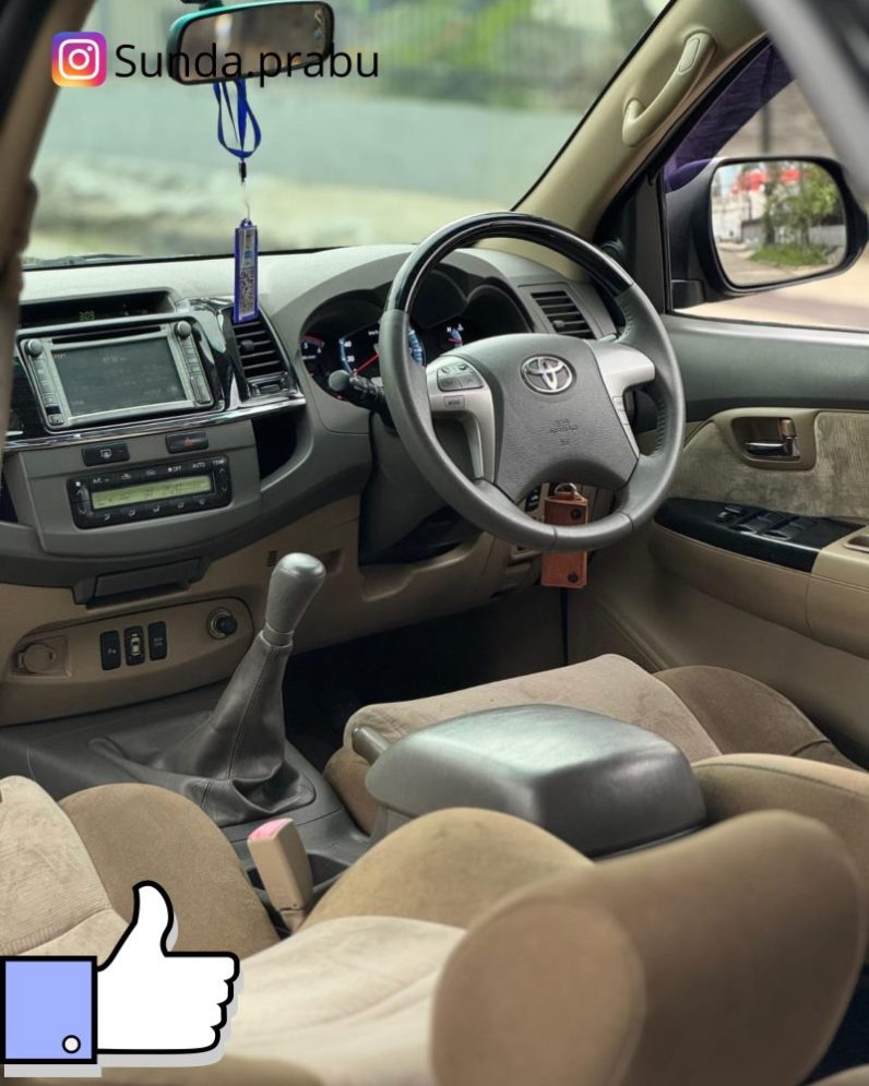 Fortuner TRD Sportivo Manual Diesel 2012 full